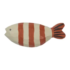 Ferm Living Harbour hook, Fisk, Baked Clay-Light Cele RedWhite Best