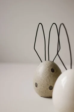 DBKD Hare Easter decoration H18 cm, Vanilla Beige Clearance