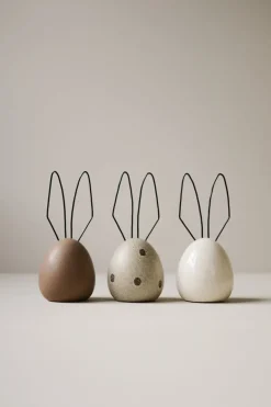 DBKD Hare Easter decoration H18 cm, Vanilla Beige Clearance