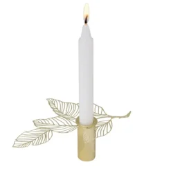 Pluto Design Hassel candlestick small 3 cm, gold Gold-coloured