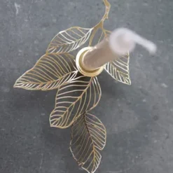 Pluto Design Hassel candlestick small 3 cm, gold Gold-coloured
