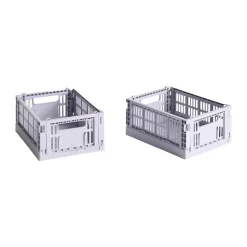 HAY Colour Crate Mini 2-pack 13x17 cm, Lavender Purple New