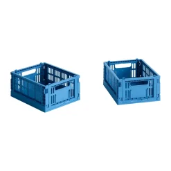 HAY Colour Crate Mini 2-pack 13x17 cm, Electric Blue