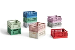 HAY Colour Crate Mini 2-pack 13x17 cm, Blush Pink Outlet