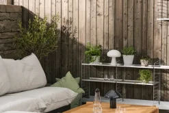 HAY Flowerpot with saucer M Ø14 cm, Grey Outlet