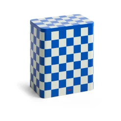 HAY Tin Container large, Blue-off white BlueWhite
