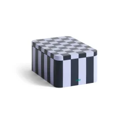 HAY Tin Container small, Dark -lavender Blue Clearance