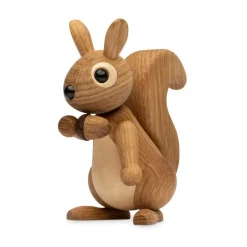 Spring Copenhagen Hazel Squirrel decoration 11.5 cm, Oak Beige Online