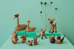 Spring Copenhagen Hazel Squirrel decoration 11.5 cm, Oak Beige Online