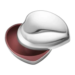 Georg Jensen Heart ask, Stainless steel Silver-coloured