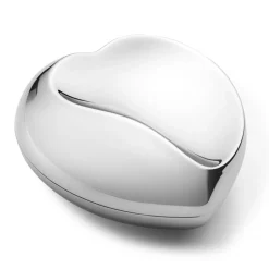 Georg Jensen Heart box jewellery box, Large 12x13 cm Silver-coloured Online
