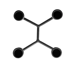 Normann Copenhagen Heima candleholder, Black Discount