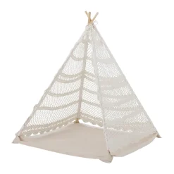 Bloomingville Herle play tent 100 cm, Nature White Hot