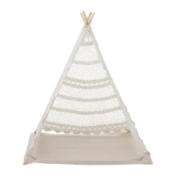 Bloomingville Herle play tent 100 cm, Nature White Hot