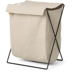 Ferm Living Herman laundry basket, Black Beige New