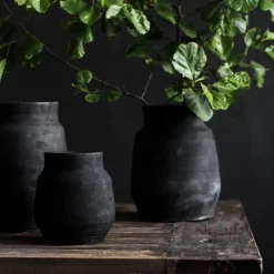 Tell Me More Hero flower pot S Ø12 cm, Black Best