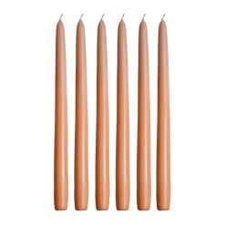 Hilke Collection Herrgårdsljus candles 30 cm 6-pack , Apricot Orange Outlet