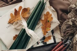 Hilke Collection Herrgårdsljus candles 30 cm 6-pack , Dark Green Online