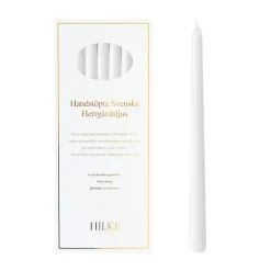 Hilke Collection Herrgårdsljus candles 30 cm 6-pack , glossy White Online