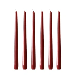 Hilke Collection Herrgårdsljus candles 30 cm 6-pack , Wine glossy Red Best