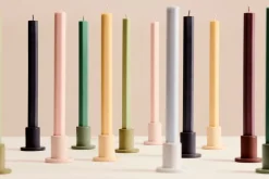 HAY Hexagon Candle light mix 4-pack, Pastel Multi Hot