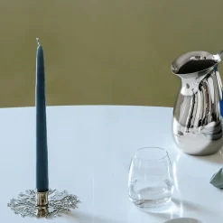 Hilke Collection Hilke X Moomin No.1 candle holder, Nickel-plated brass Silver-coloured