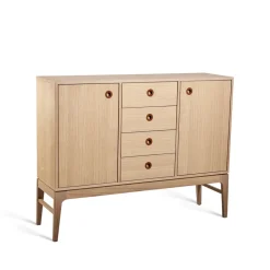 Mavis Höllviken sideboard, oak white pigmented Beige Sale
