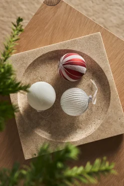 Scandi Living Holiday baubles 6-pack, White Sale