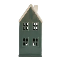 Lene Bjerre Hollia decorative house 29 cm, Dark Green