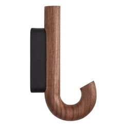 Gejst Hook hook mini 13.3 cm, Walnut-black BrownBlack Hot