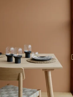 Stelton Hoop hurricane lantern Ø10 cm, Black BlackTransparent Outlet