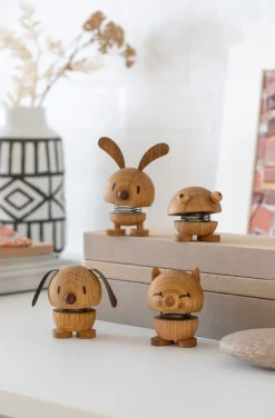 Hoptimist Bunny S figure, Oak Brown