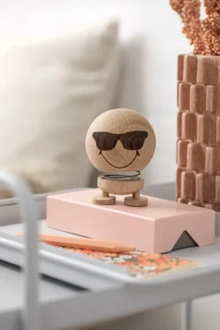 Hoptimist Smiley Cool M figure, Raw oak Brown Sale