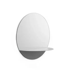 Normann Copenhagen Horizon mirror round, Grey Discount