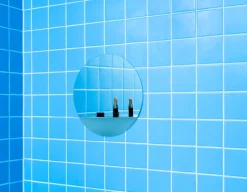 Normann Copenhagen Horizon mirror round, Stainless steel Silver-coloured Best