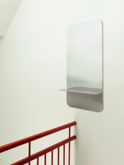 Normann Copenhagen Horizon vertical mirror 40x80 cm, Stainless steel Silver-coloured Discount