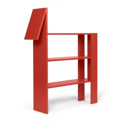 Ferm Living Horse bookshelf 91x111 cm, Poppy Red Clearance