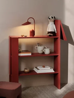Ferm Living Horse bookshelf 91x111 cm, Poppy Red Clearance