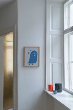 Paper Collective HouoOouu blue poster, 30x40 cm BlueWhite Best