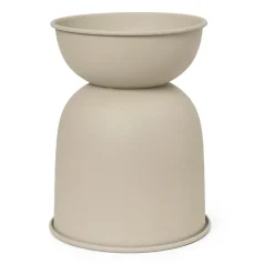 Ferm Living Hourglass flower pot extra small Ø21 cm, Cashmere Beige Discount