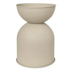 Ferm Living Hourglass flower pot medium Ø40 cm, Cashmere Beige