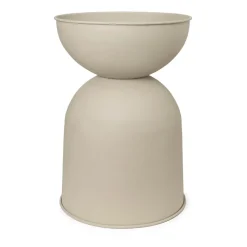 Ferm Living Hourglass flower pot small Ø30 cm, Cashmere Beige Outlet