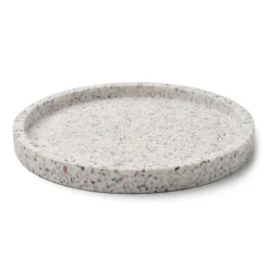 Humdakin Terrazzo rund tray Ø20 cm, White-brown WhiteBrown Outlet