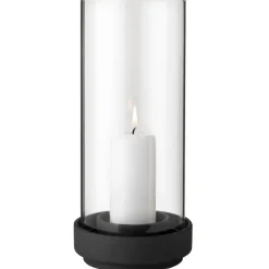 Stelton Hurricane lantern black, Large Brown Best