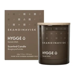 Skandinavisk Hygge scented candle with lid, 65 g Brown New