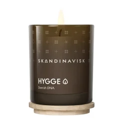 Skandinavisk Hygge scented candle with lid, 65 g Brown New