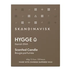 Skandinavisk Hygge scented candle with lid, 65 g Brown New