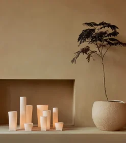 Audo Copenhagen Ignus LED candle 8 cm, Ivory BeigeWhite