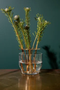 Fritz Hansen Ikebana vase, Small Gold-coloured Hot