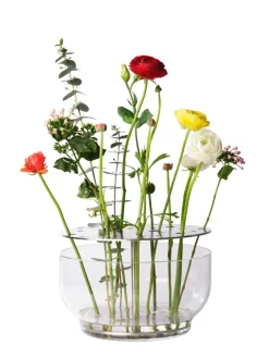 Fritz Hansen Ikebana vase stainless steel, Large Silver-coloured Clearance